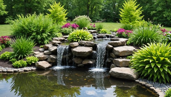 Installer une cascade ou une fontaine dans son bassin de jardin