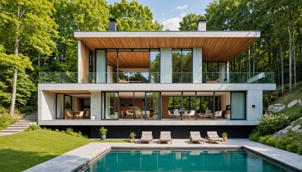 Comment intégrer une maison moderne dans son environnement naturel